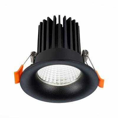 ST703.448.10 Св-к встр. Черный LED 1*10W 4000K 900Lm Ra&gt;90 38° IP20 D85xH75 170-240V