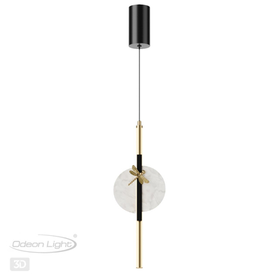 5413/12L L-VISION ODL_EX25 075 античная бронза/алебастр/декор металл Подвес LED*12W 3000K 1652Лм STREKOZA