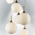 813062 Люстра GLOBO 6х40W E14 gold/white Lightstar