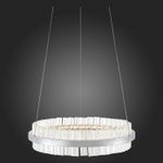 SL383.103.01 Светильник подвесной ST-Luce Хром/Хром, Прозрачный LED 1*34W 3000K