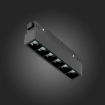 ST361.436.06 Магнитный трековый светильник Черный LED 1*6W 3000K 532Lm Ra>80 36° IP20 L115xW22xH44 48V