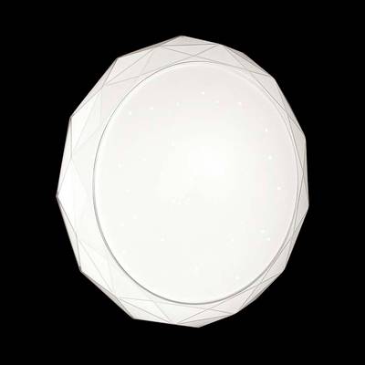 2045/EL PALE SN 220 Светильник пластик/белый/прозрачный LED 72Вт 3000-6300K D500 IP43 пульт ДУ GINO
