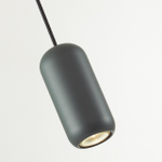 5060/1E PENDANT ODL24 377 темн.зеленый/черный/металл Подвес GU10 LED 4W COCOON