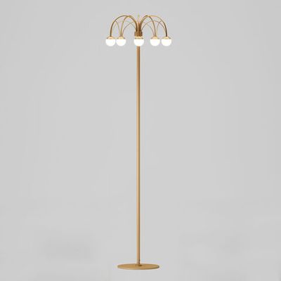 Напольный светодиодный светильник с регулировкой цветовой температуры Ragno 90194 золото