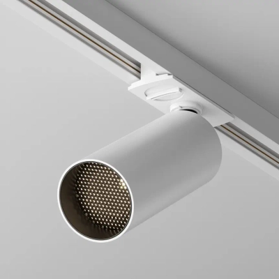 Трековый светильник Фокус / Focus LED Unity 3000K 12Вт 50°, TR021-1-12W3K-W-W. TM Maytoni