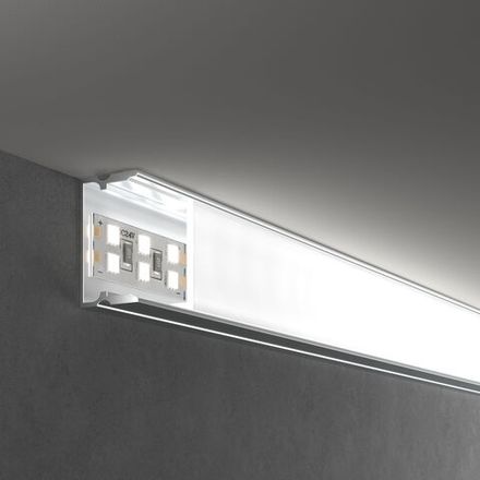 Накладной алюминивый профиль для трехрядной LED ленты (под ленту до 18,5mm) LL-2-ALP018 LL-2-ALP018