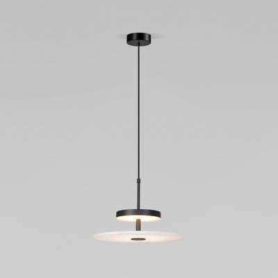 Светодиодный подвесной светильник с мраморным рассеивателем 40342 LED черный