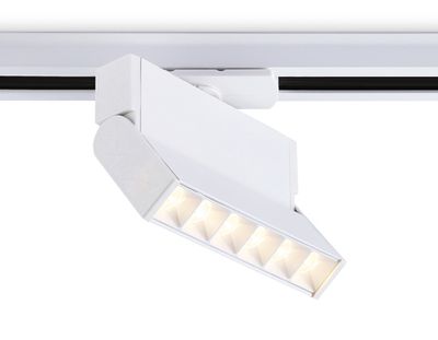 Светильник светодиодный трековый GL6811 WH белый LED 6W 3000K 24° 115*22*87