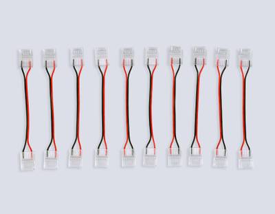 Соединитель гибкий двухсторонний COB 12/24V для лент 12mm GS7898 (2 конт.) (10шт. в комплекте)