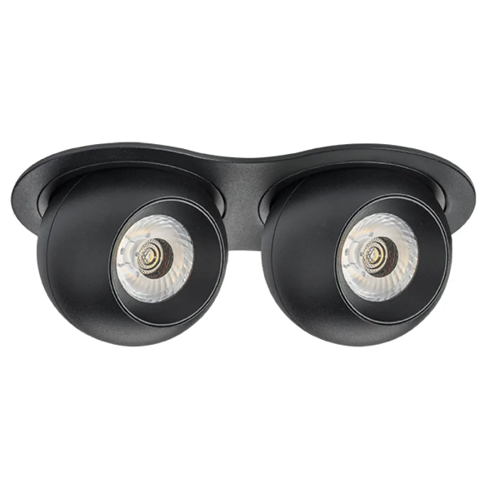 i6277272 Светильник INTERO LED 9W*2 850LM*2 24G ЧЕРНЫЙ 3000K (217627+217072+217072)