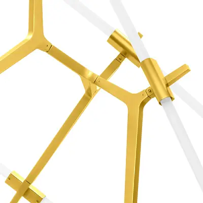 742203 Люстра STRUTTURA 20х6W (led) G9 ЗОЛОТО МАТОВЫЙ Lightstar