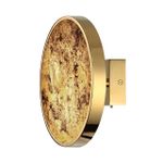 5079/15WL L-VISION ODL24 535 зол./серо-бежевый/металл/натур.камень/акрил Настенн.светильн. с переключ.цветов.темпер. LED 15W 3000К/4000K/6000K BERGI