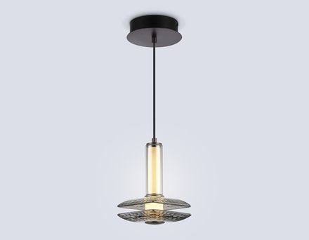 Светильник светодиодный подвесной LH31003 GR/SM серый/дымчатый 10W 3000K 150*150*240