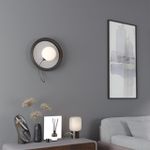 370974 OVER NT24 378 черный Светильник накладной настенный IP20 G9 7W 220V FELTO