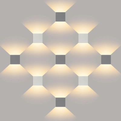 Winner белый уличный настенный светодиодный светильник 1548 TECHNO LED