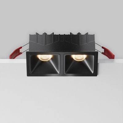 Встраиваемый светильник Alfa LED 3000K 10Вт 50°, DL043-02-10W3K-SQ-B-1. TM Maytoni