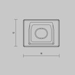 Комплект заглушек (для профиля 16×12) 10 шт., ALM-005-W-EC 642023. TM Maytoni