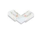 Соединитель угловой L для светодиодной ленты COB 8mm 12/24V (2 конт.) GS6851 (5шт)