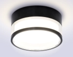 Светильник накладной TN5506 SBK/CL черный песок/прозрачный GX53 D85*43