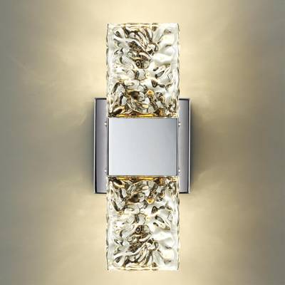 4365/5WL HIGHTECH ODL23 371 хром полированный/стекло Настенный св-к IP20 LED 10W 634Лм 3000K RICCI