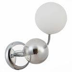 SLE220911-02 Бра Хром/Белый, Дымчатый G9 2*5W