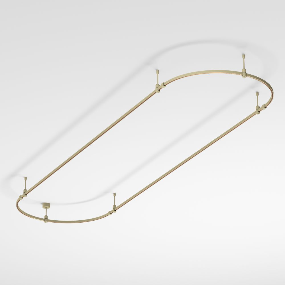 Основание ART-APRIORI-OVAL-ROD-200-3000x1000 (OG) (Arlight, IP20 Металл, 3 года)