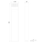 Ландшафтный светильник Arte Lamp ARNEB A2148PA-1BR, 1хLED