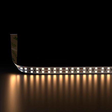 Лента светодиодная 240LED 18W IP20 двухрядная 3300К теплый белый 2835 24V 240Led 18W IP20