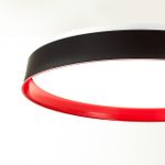 7710/EL COLOR SN 102 Светильник пластик/белый/красный LED 70Вт 3000-6000К D510 IP43 пульт ДУ TUNA RED