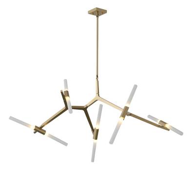 SL947.202.10 Люстра потолочная ST-Luce Золотистый/Белый G9 10*3W