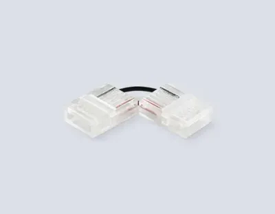 Соединитель угловой COB 12/24V для лент 12mm GS6871 (2 конт.) (10шт. в комплекте)