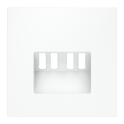 VLS001502 Накладка для розетки акустической 4-местной , S70 (белый матовый). (ТМ Maytoni)