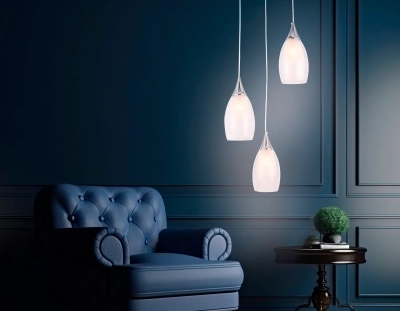 Подвесной светильник TR3548/3 CH/CL хром/прозрачный E14 max 40W 370*130*1000