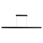 6683/38L HIGHTECH ODL24 333 Подвесной светильник брашированный черный/металл/акрил IP20 LED 38W 3420Лм 3000K BEVEREN