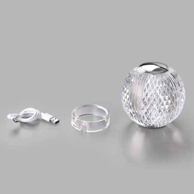 5007/2TL L-VISION ODL24 567 хром/металл/акрил Настольный светильник LED 2W 4000K 200лм CRYSTAL