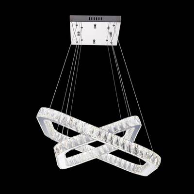 Eletto Granda EL336P70 LED Люстра хрустальная с пультом Хром