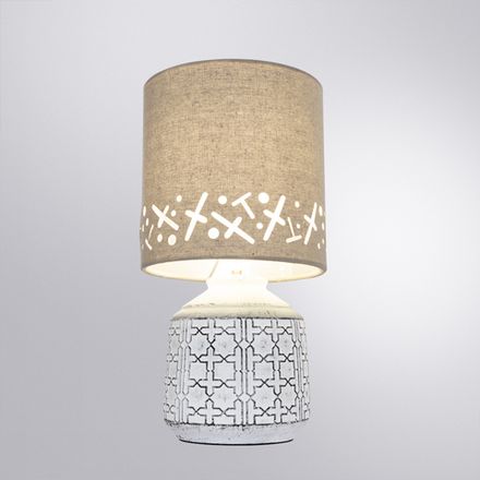 Декоративная настольная лампа Arte Lamp BUNDA A4007LT-1WH, 1хE14