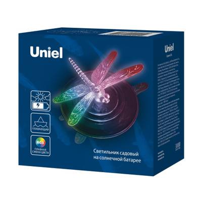 USL-S-106/PT075 Садовый светильник на солнечной батарее Magic dragonfly.Серия Special