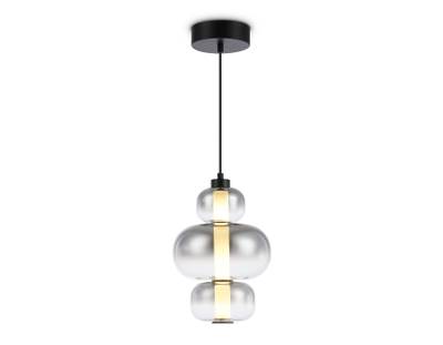 Светильник светодиодный подвесной LH11057 BK/SM черный/дымчатый 18W 3000K D230*350