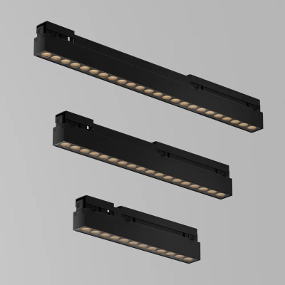 Уличный трековый светильник Точки / Points Exility IP 4000К 24Вт 36° черный, O-TR02-2-S-24WB4K. TM Maytoni