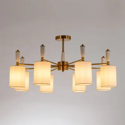 Люстра на штанге Arte Lamp WAVERLEY A4102PL-8PB, 8хE14