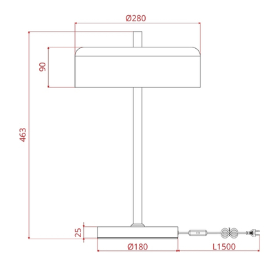 Декоративная настольная лампа Arte Lamp SKAT A7052LT-2BK, 2хE27