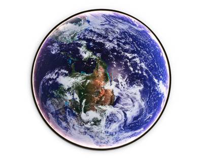 Светильник светодиодный настенно-потолочный FW11136 BK черный 50W LED 3000-6400K D800*38