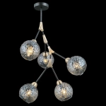 IL0263-5PSQ-79 BK AB светильник потолочный ILLUMICO, E14х5