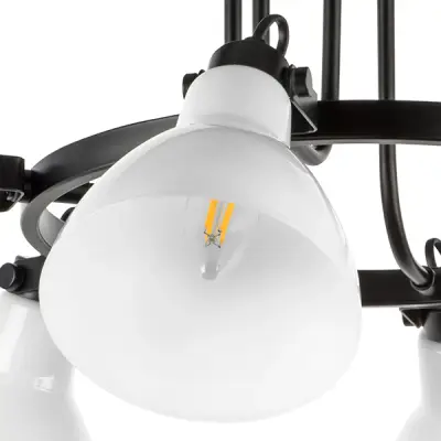 761060 Люстра ACROBATA 6х40W E14 БЕЛЫЙ Lightstar