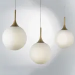 813022 Подвес GLOBO 1х40W E14 gold/white Lightstar