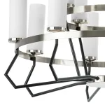 723125 Люстра FLUME 12х40W E14 ЧЕРНЫЙ МАТОВЫЙ/НИКЕЛЬ Lightstar