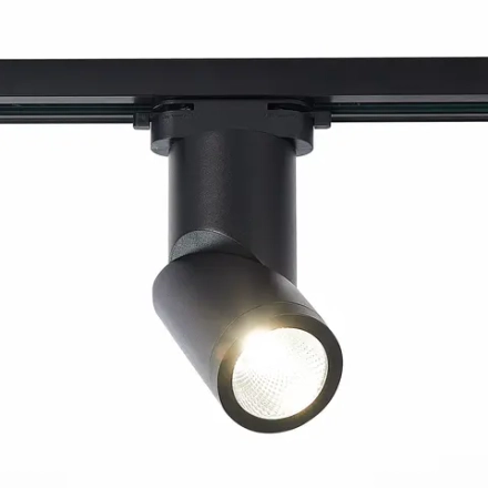 ST650.446.10 Св-к трек. Черный LED 1*10W 4000K 800Lm Ra>90 38° IP44 D60xH190 165-265V