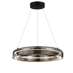 SL6019.333.01 Светильник подвесной ST-Luce Черный/Дымчатый, Белый LED 1*36W 3000K