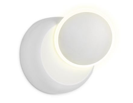 Настенный светодиодный светильник FW115 WH/S белый/песок LED 3000K 5W D140*65